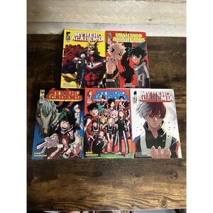 My Hero Academia Manga Lot English Volumes 1-5 By Kohei Horikoshi Viz Media